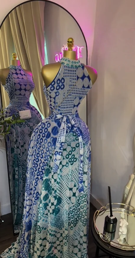 CM.YAYA 2026 Fall Women O-neck Sleeveless Print Mermaid Long Maxi Dress Cocktail Evening Birthday Beach Sexy Night Party Dresses