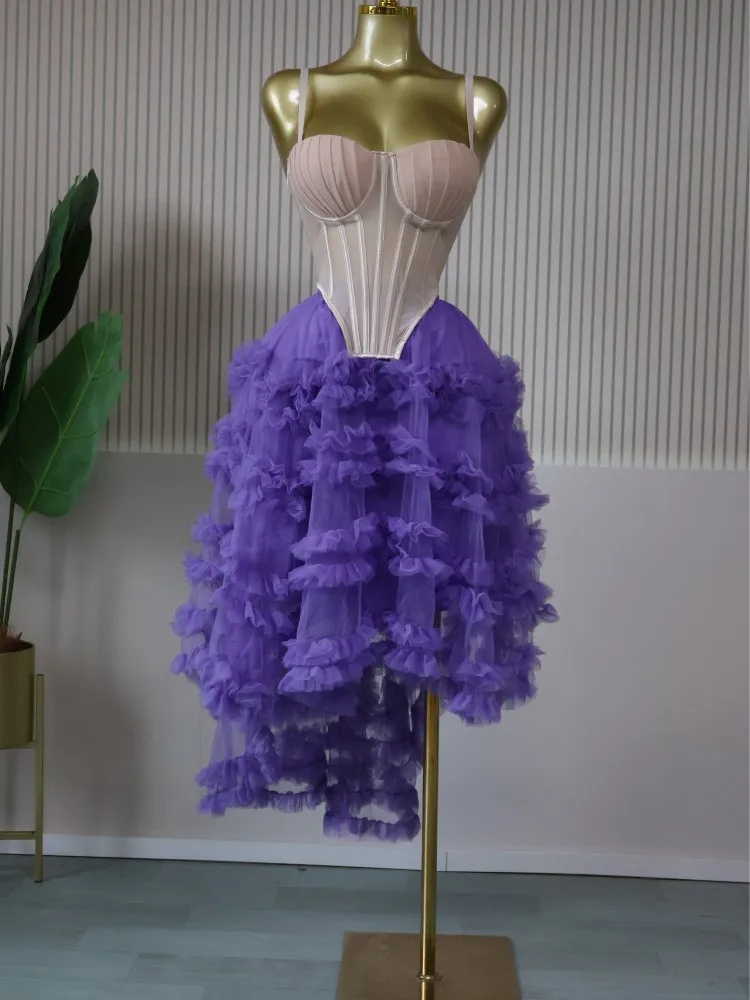 CM.YAYA Women's Dress Set Tunic Irregular Crop Top and Irregular Ball Gown Maxi Long Skirt Suit 2025 Two 2 Piece Set Outfits CM.YAYA Women's Dress Set Tunic Irregular Crop Top and Irregular Ball Gown Maxi Long Skirt Suit 2025 Two 2 Piece Set Outfits