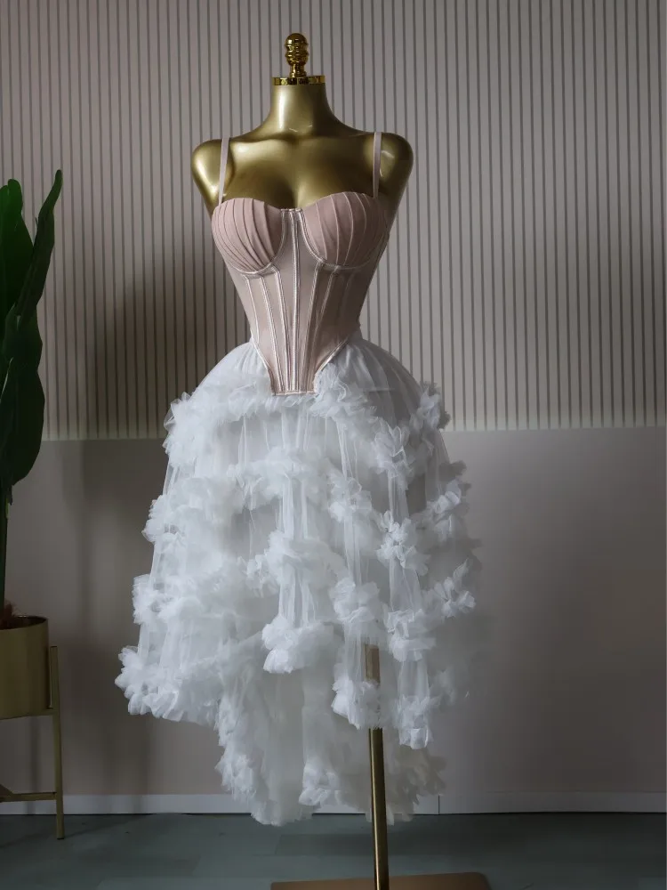 CM.YAYA Women's Dress Set Tunic Irregular Crop Top and Irregular Ball Gown Maxi Long Skirt Suit 2025 Two 2 Piece Set Outfits CM.YAYA Women's Dress Set Tunic Irregular Crop Top and Irregular Ball Gown Maxi Long Skirt Suit 2025 Two 2 Piece Set Outfits