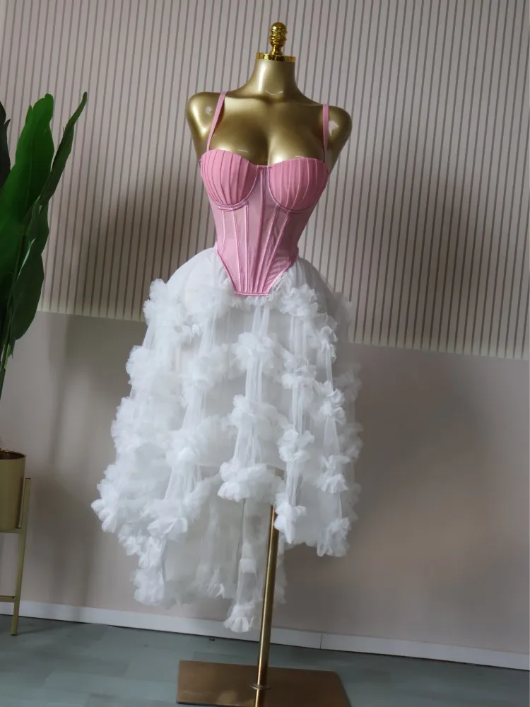 CM.YAYA Women's Dress Set Tunic Irregular Crop Top and Irregular Ball Gown Maxi Long Skirt Suit 2025 Two 2 Piece Set Outfits CM.YAYA Women's Dress Set Tunic Irregular Crop Top and Irregular Ball Gown Maxi Long Skirt Suit 2025 Two 2 Piece Set Outfits