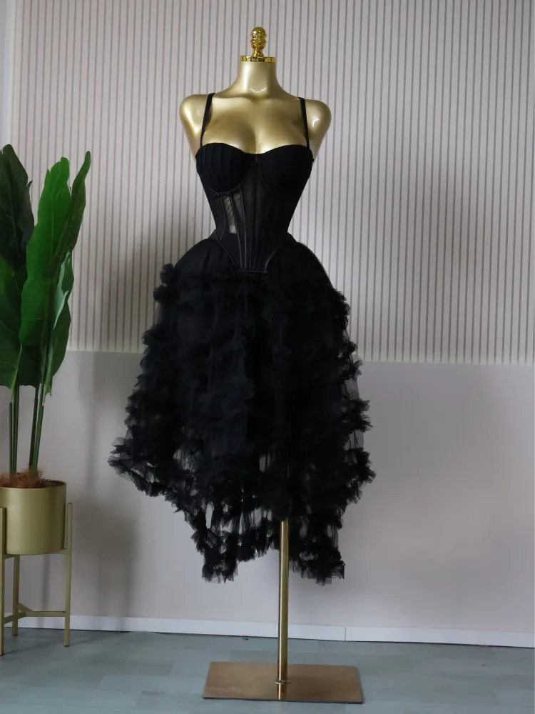 CM.YAYA Women's Dress Set Tunic Irregular Crop Top and Irregular Ball Gown Maxi Long Skirt Suit 2025 Two 2 Piece Set Outfits CM.YAYA Women's Dress Set Tunic Irregular Crop Top and Irregular Ball Gown Maxi Long Skirt Suit 2025 Two 2 Piece Set Outfits