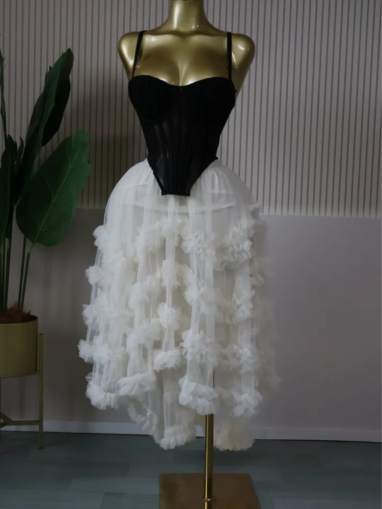 CM.YAYA Women's Dress Set Tunic Irregular Crop Top and Irregular Ball Gown Maxi Long Skirt Suit 2025 Two 2 Piece Set Outfits CM.YAYA Women's Dress Set Tunic Irregular Crop Top and Irregular Ball Gown Maxi Long Skirt Suit 2025 Two 2 Piece Set Outfits