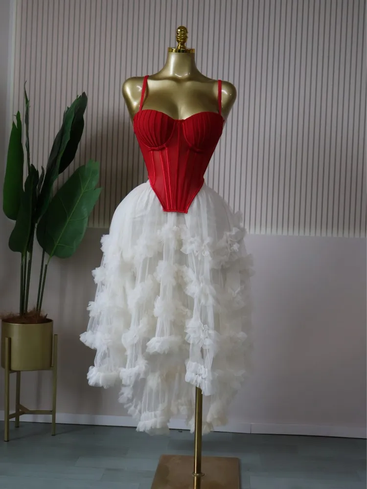 CM.YAYA Women's Dress Set Tunic Irregular Crop Top and Irregular Ball Gown Maxi Long Skirt Suit 2025 Two 2 Piece Set Outfits CM.YAYA Women's Dress Set Tunic Irregular Crop Top and Irregular Ball Gown Maxi Long Skirt Suit 2025 Two 2 Piece Set Outfits