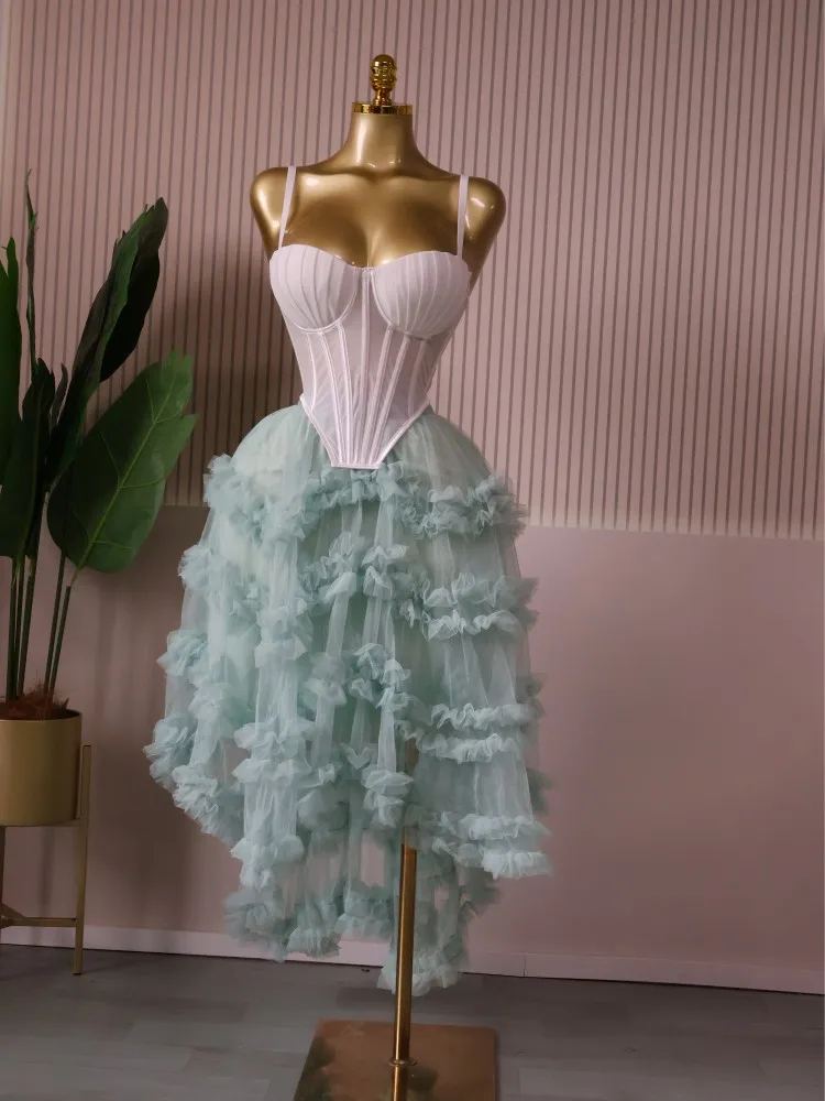 CM.YAYA Women's Dress Set Tunic Irregular Crop Top and Irregular Ball Gown Maxi Long Skirt Suit 2025 Two 2 Piece Set Outfits CM.YAYA Women's Dress Set Tunic Irregular Crop Top and Irregular Ball Gown Maxi Long Skirt Suit 2025 Two 2 Piece Set Outfits