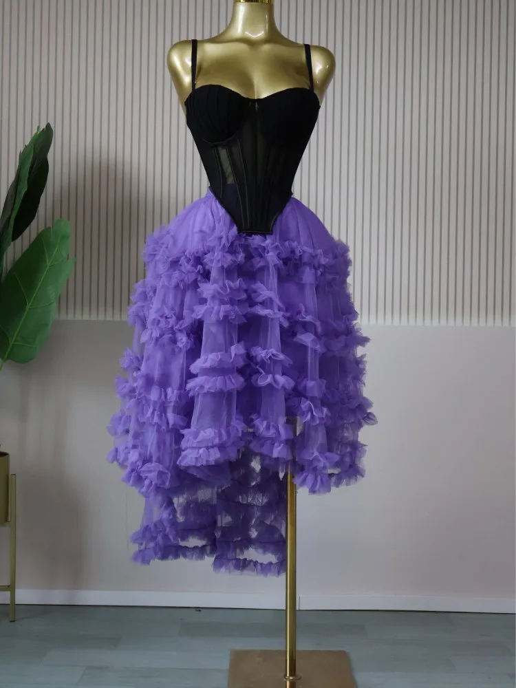 CM.YAYA Women's Dress Set Tunic Irregular Crop Top and Irregular Ball Gown Maxi Long Skirt Suit 2025 Two 2 Piece Set Outfits CM.YAYA Women's Dress Set Tunic Irregular Crop Top and Irregular Ball Gown Maxi Long Skirt Suit 2025 Two 2 Piece Set Outfits