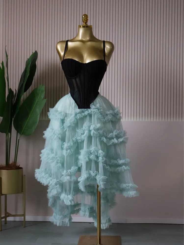 CM.YAYA Women's Dress Set Tunic Irregular Crop Top and Irregular Ball Gown Maxi Long Skirt Suit 2025 Two 2 Piece Set Outfits CM.YAYA Women's Dress Set Tunic Irregular Crop Top and Irregular Ball Gown Maxi Long Skirt Suit 2025 Two 2 Piece Set Outfits