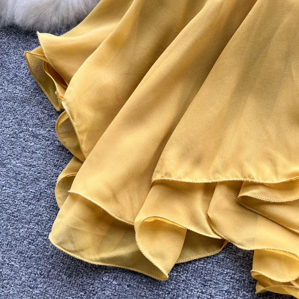 New Summer Spaghetti Straps Ruffle Sleeveless Tanks and Camis Korean Corset Crop Tops Solid Tank Camisoles Women Clothes Y2k New Summer Spaghetti Straps Ruffle Sleeveless Tanks and Camis Korean Corset Crop Tops Solid Tank Camisoles Women Clothes Y2k