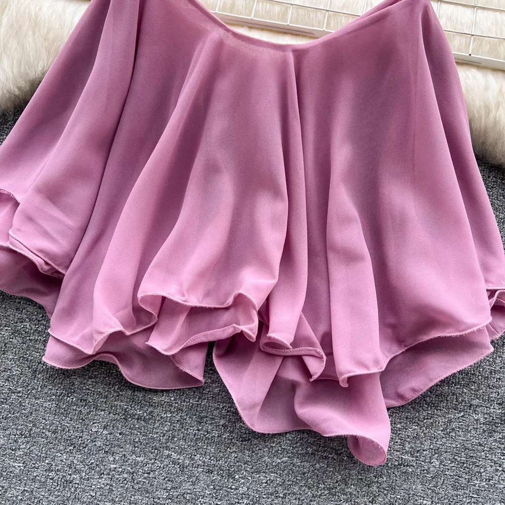 New Summer Spaghetti Straps Ruffle Sleeveless Tanks and Camis Korean Corset Crop Tops Solid Tank Camisoles Women Clothes Y2k New Summer Spaghetti Straps Ruffle Sleeveless Tanks and Camis Korean Corset Crop Tops Solid Tank Camisoles Women Clothes Y2k