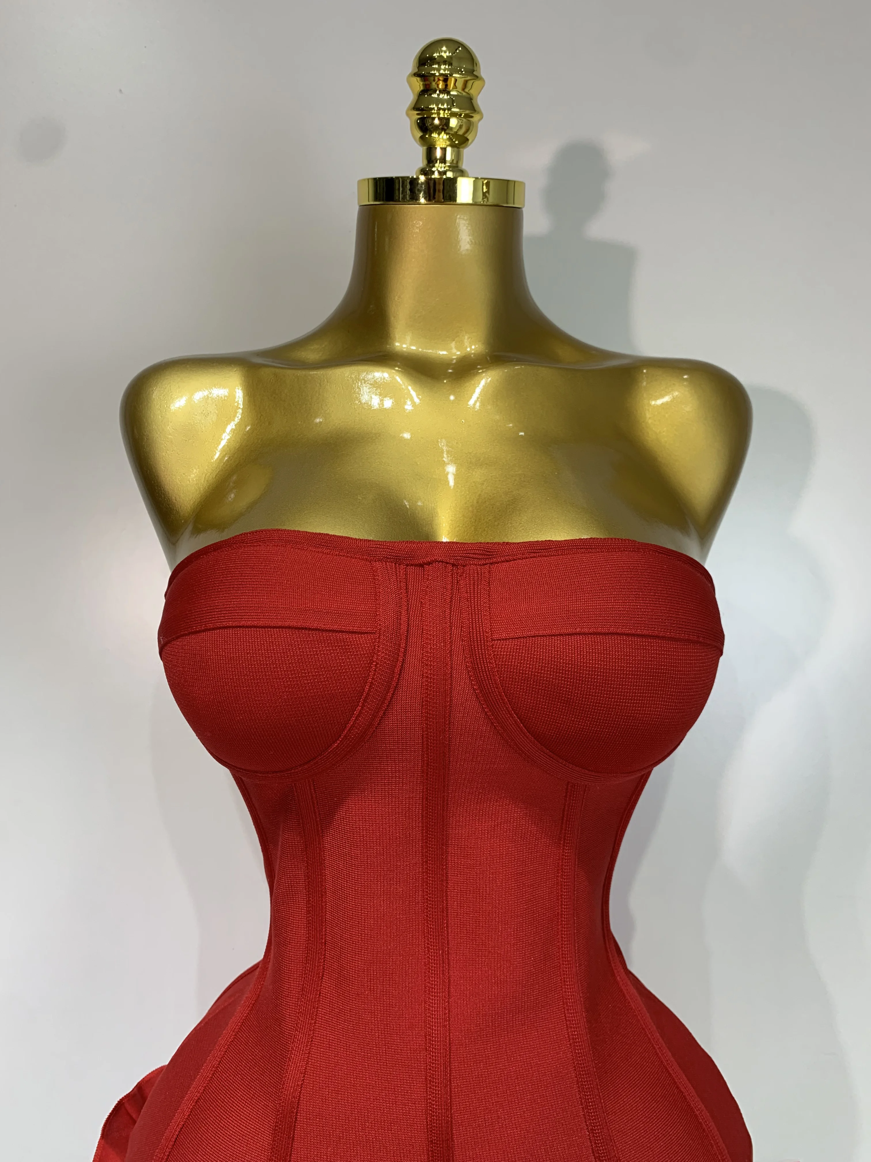 Women Sexy Strapless Backless Flower Embellished Mini Bandage Dress Bodycon Celebrity Party Cocktail Evening Party Club Dresses Women Sexy Strapless Backless Flower Embellished Mini Bandage Dress Bodycon Celebrity Party Cocktail Evening Party Club Dresses